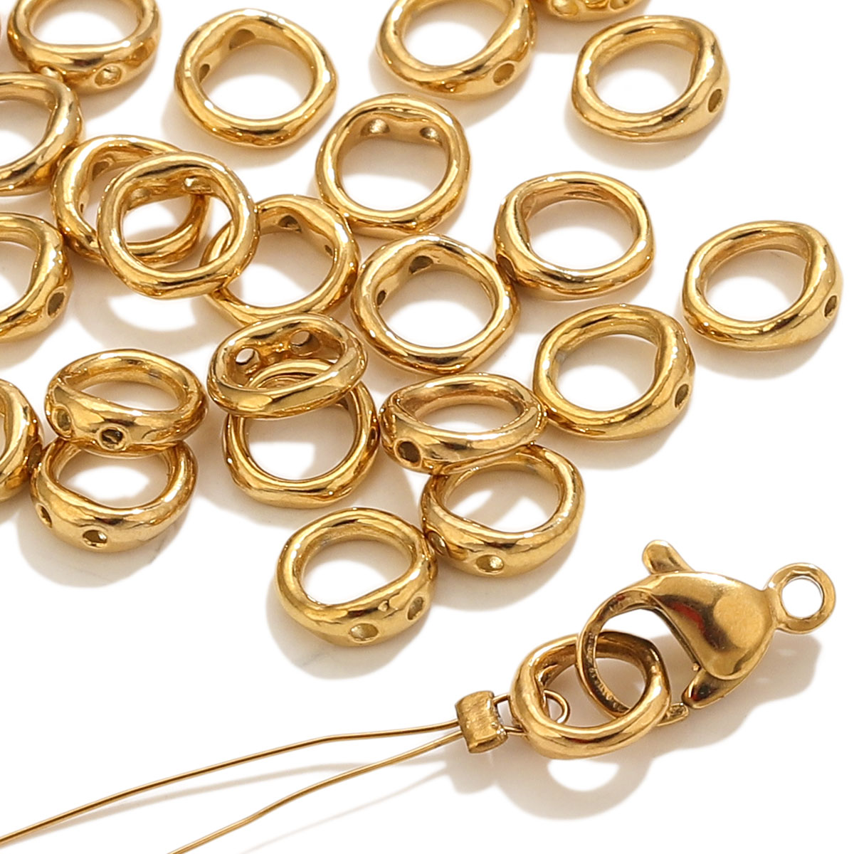 Jewelry Making Essentials - 20pcs Stainless Steel Clasps End Connectors