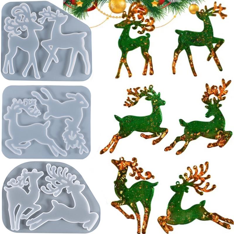 Jewelry Making Tools List - Christmas Elk Epoxy Resin Mold For