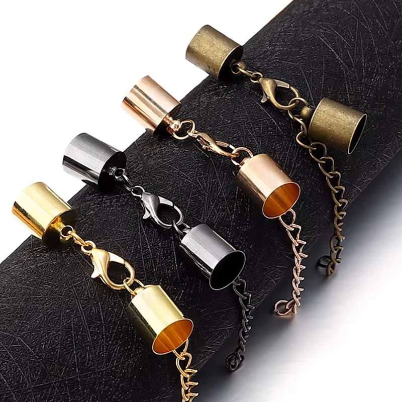 Jewelry Making Factory - 10Sets Leather Cord End Caps With