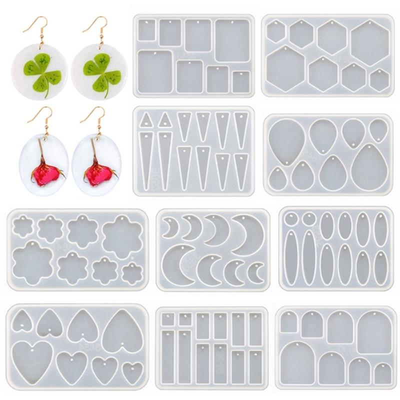 Jewelry Making Tools List - Silicone Earring Mold Earring Resin Mold