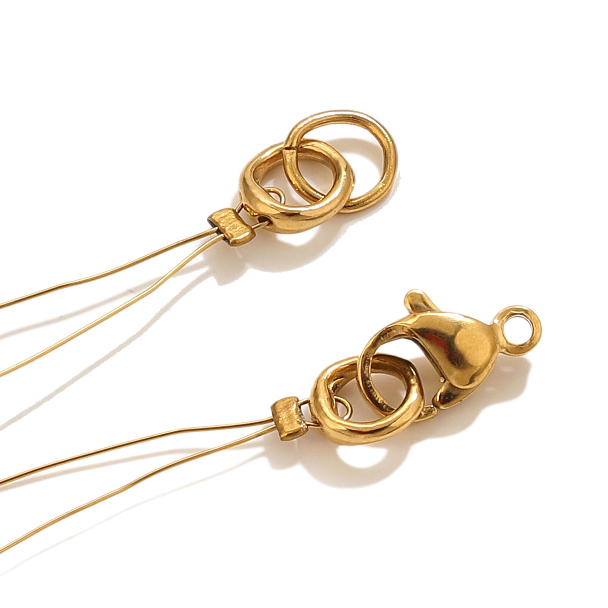 20pcs Stainless Steel Clasps E - Jewelry Making Essentials ulasan dan harga