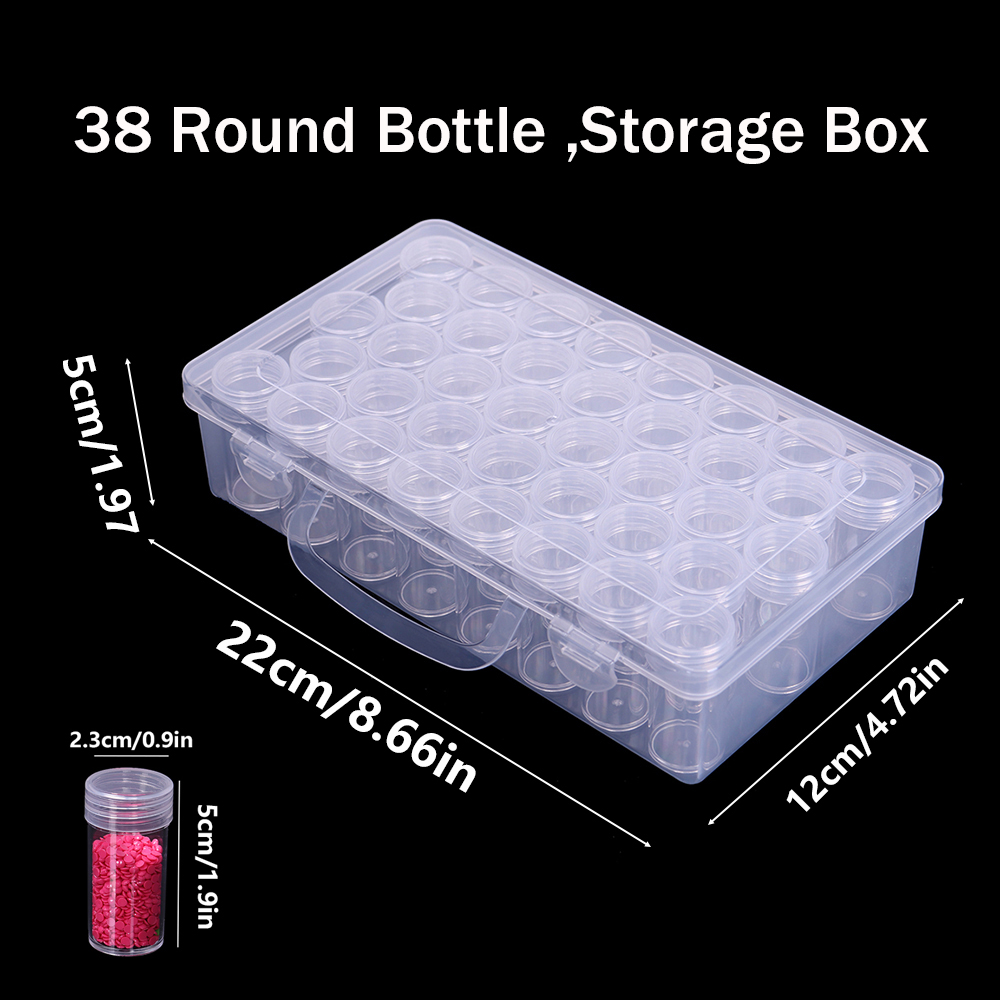 38/76/114/152 Bottle Diamond P - Bead Organizer Tray ulasan dan harga
