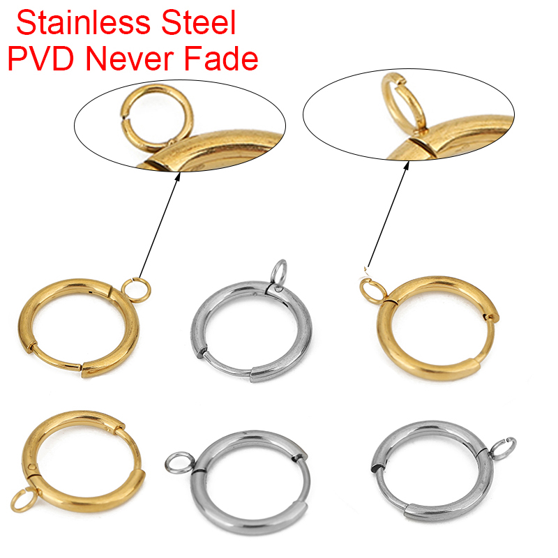 10pcs PVD Never Fade Earrings  - Jewelry Making Essentials ulasan dan harga