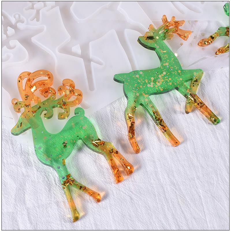 Christmas Elk Epoxy Resin Mold - Jewelry Making Tools List ulasan dan harga