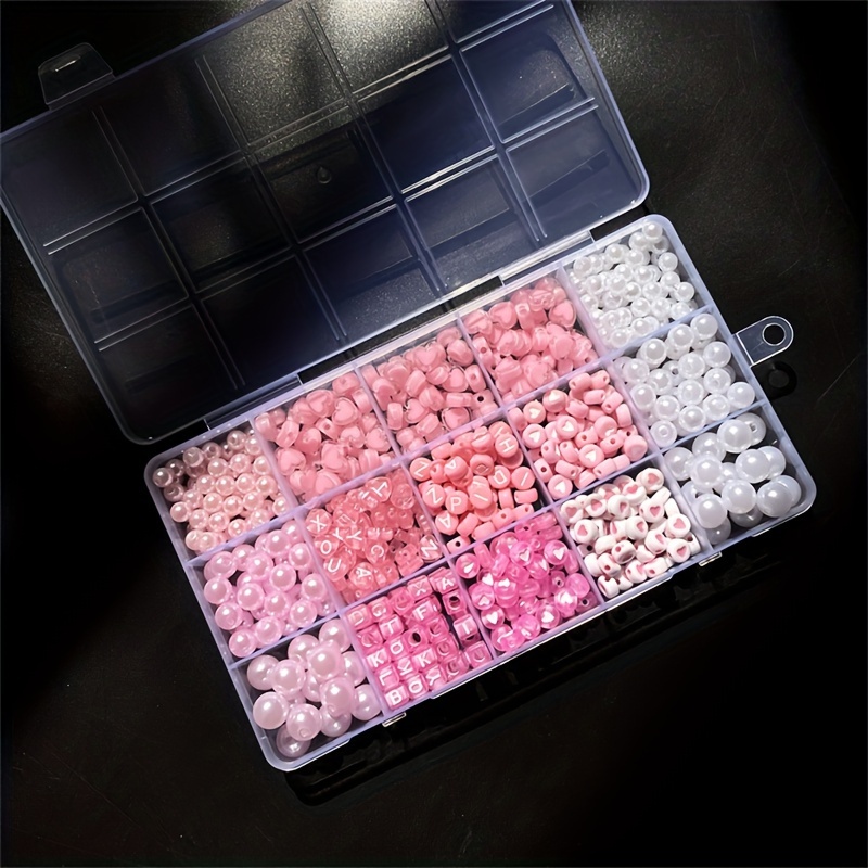 10-piece pink alphabet box, ac - Bead Organizer Tray ulasan dan harga