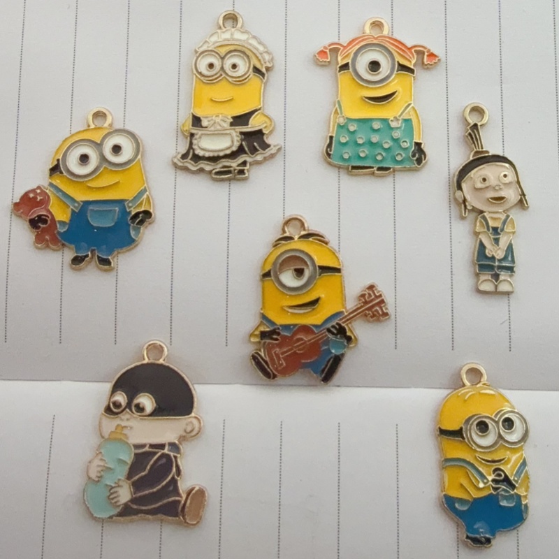 10pcs alloy drip oil cartoon p - Jewelry Making Factory ulasan dan harga