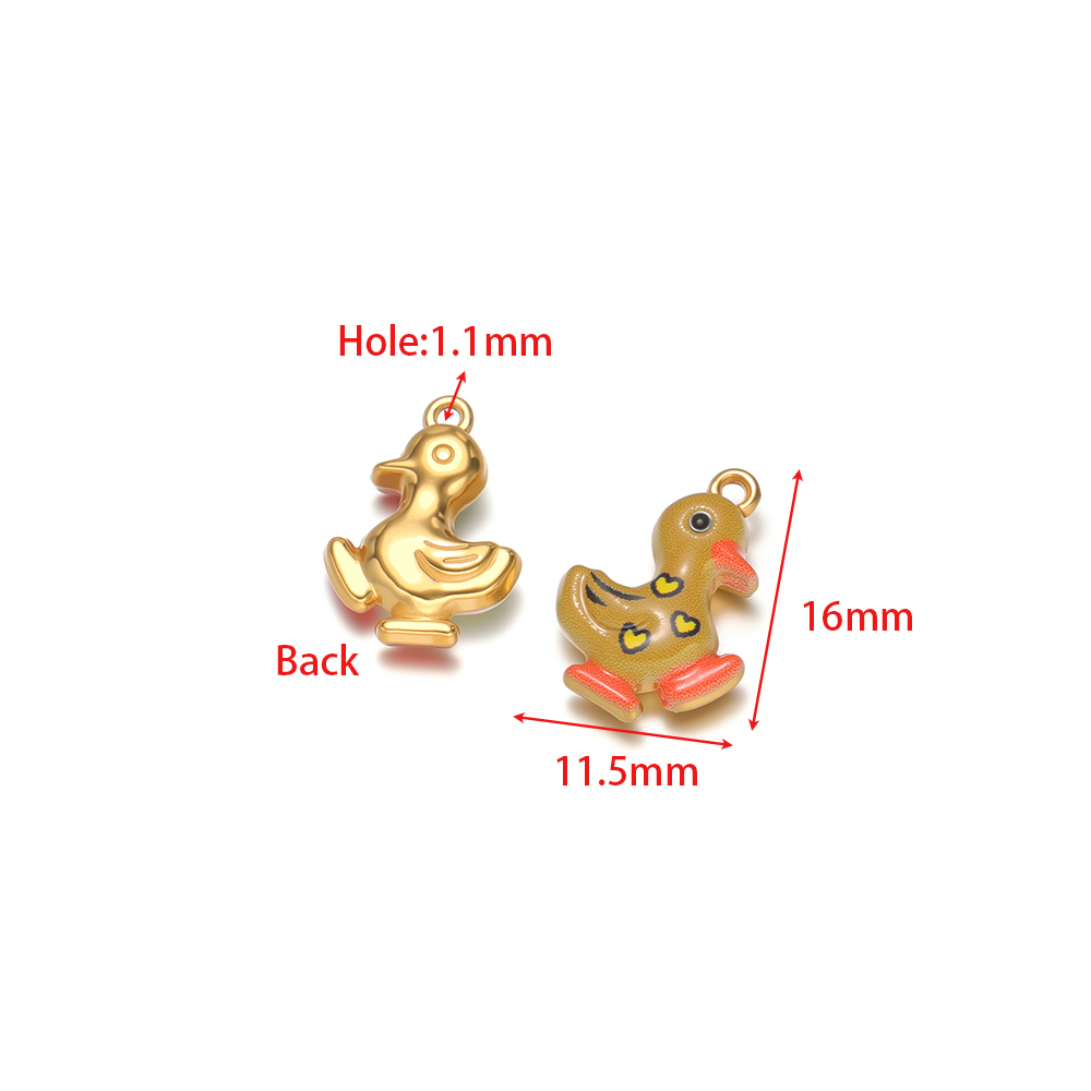 4pcs Stainless Steel Colorful  - Jewelry Making For Kids ulasan dan harga
