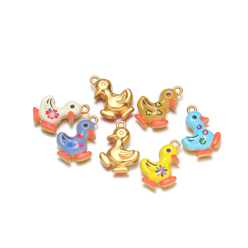 4pcs Stainless Steel Colorful  - Jewelry Making For Kids ulasan dan harga
