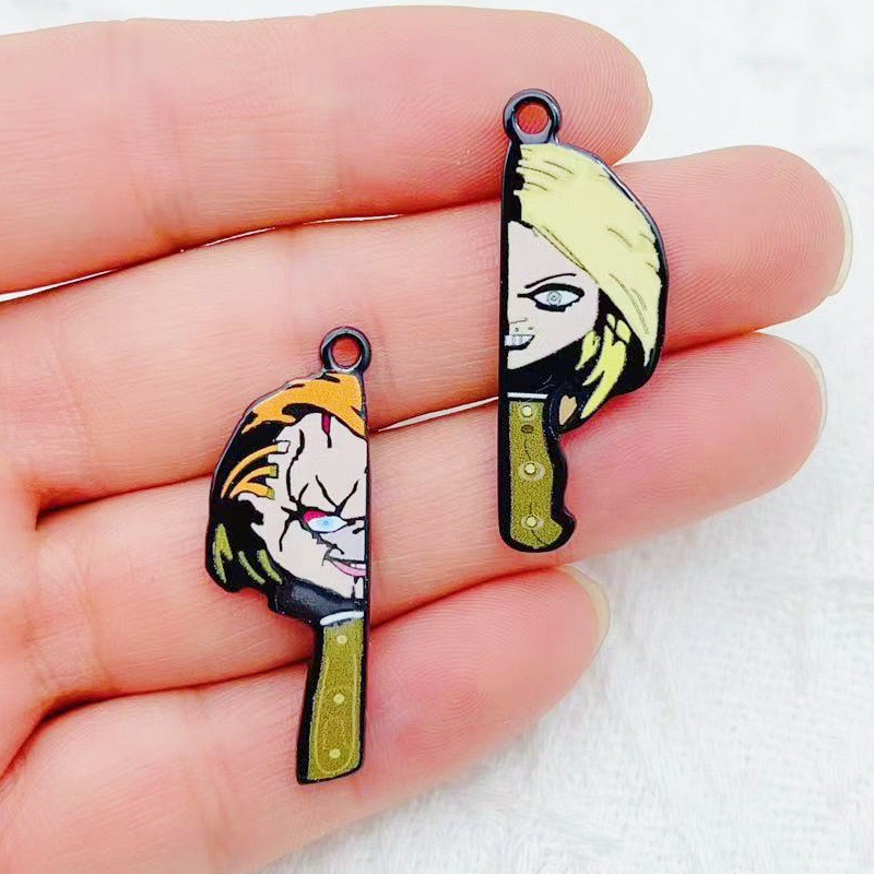10pcs cartoon clown funny coup - Jewelry Making Party ulasan dan harga