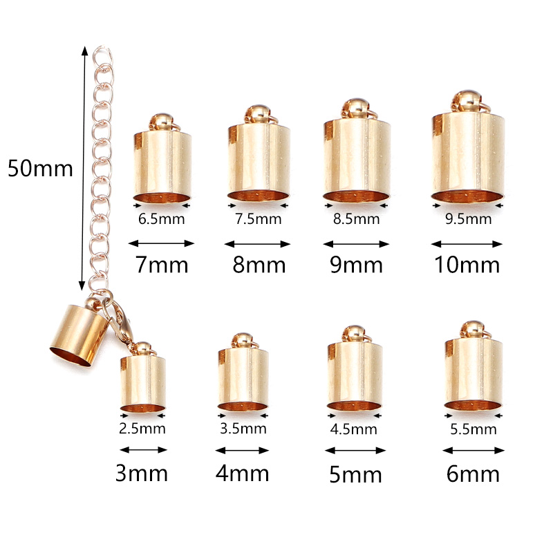 10Sets Leather Cord End Caps W - Jewelry Making Factory ulasan dan harga