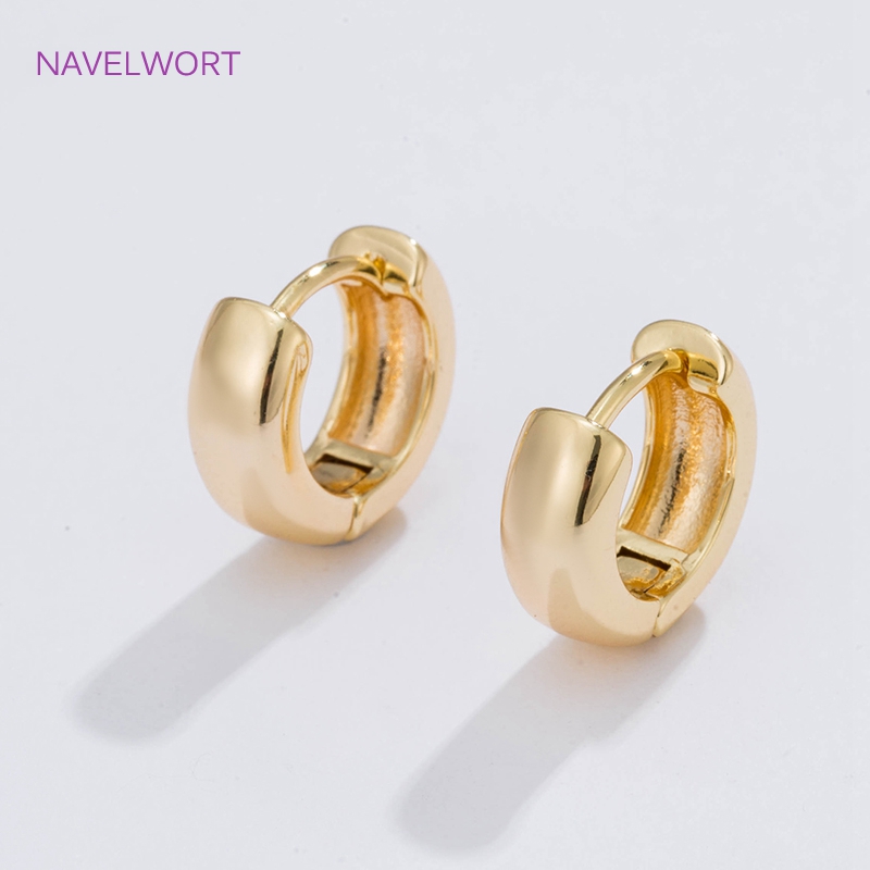 6 Sizes Gold Plated Circle Hoo - Jewelry Making Essentials ulasan dan harga