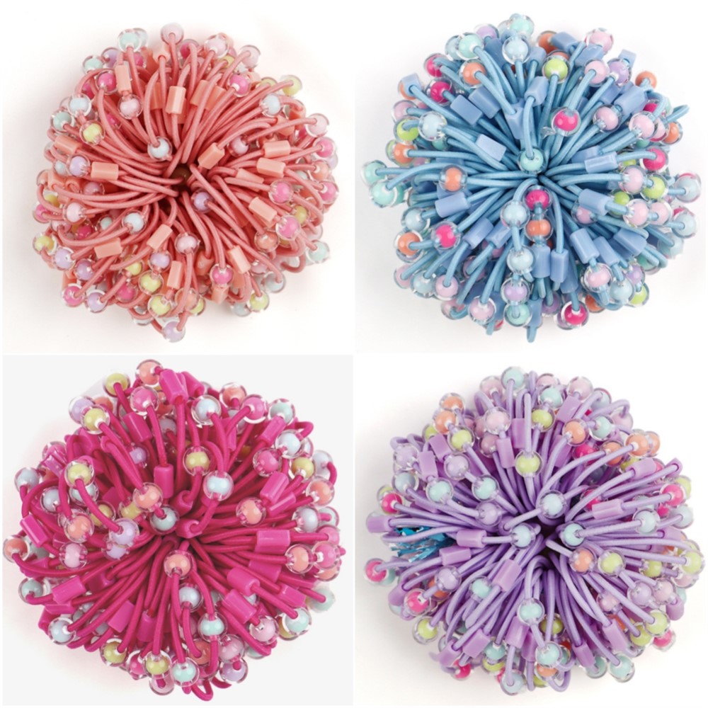 50pcs Cute Elastic Hair Ties P - Jewelry Making For Kids ulasan dan harga