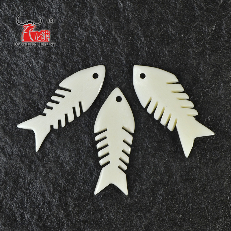 3PCS Handmade Carved Yak Bone  - Jewelry Making New Zealand ulasan dan harga