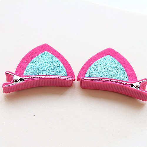 Girls Hair Clip Lovely Cat Ear - Jewelry Making For Kids ulasan dan harga