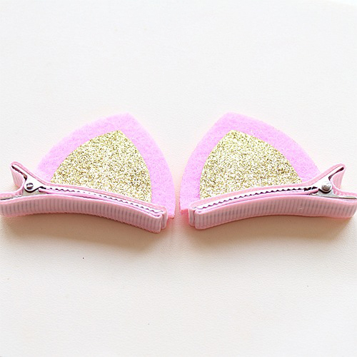 Girls Hair Clip Lovely Cat Ear - Jewelry Making For Kids ulasan dan harga
