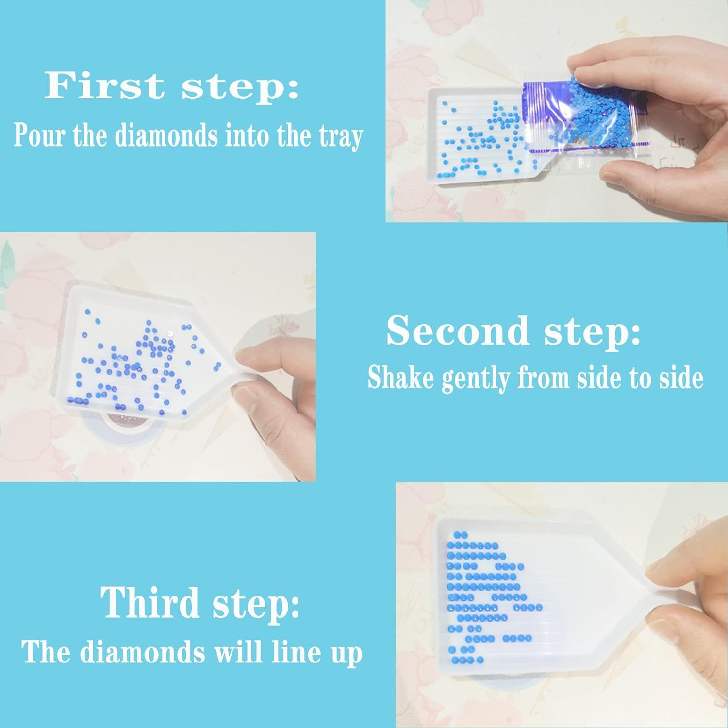 Plastic Diamond Painting Trays - Bead Organizer Tray ulasan dan harga