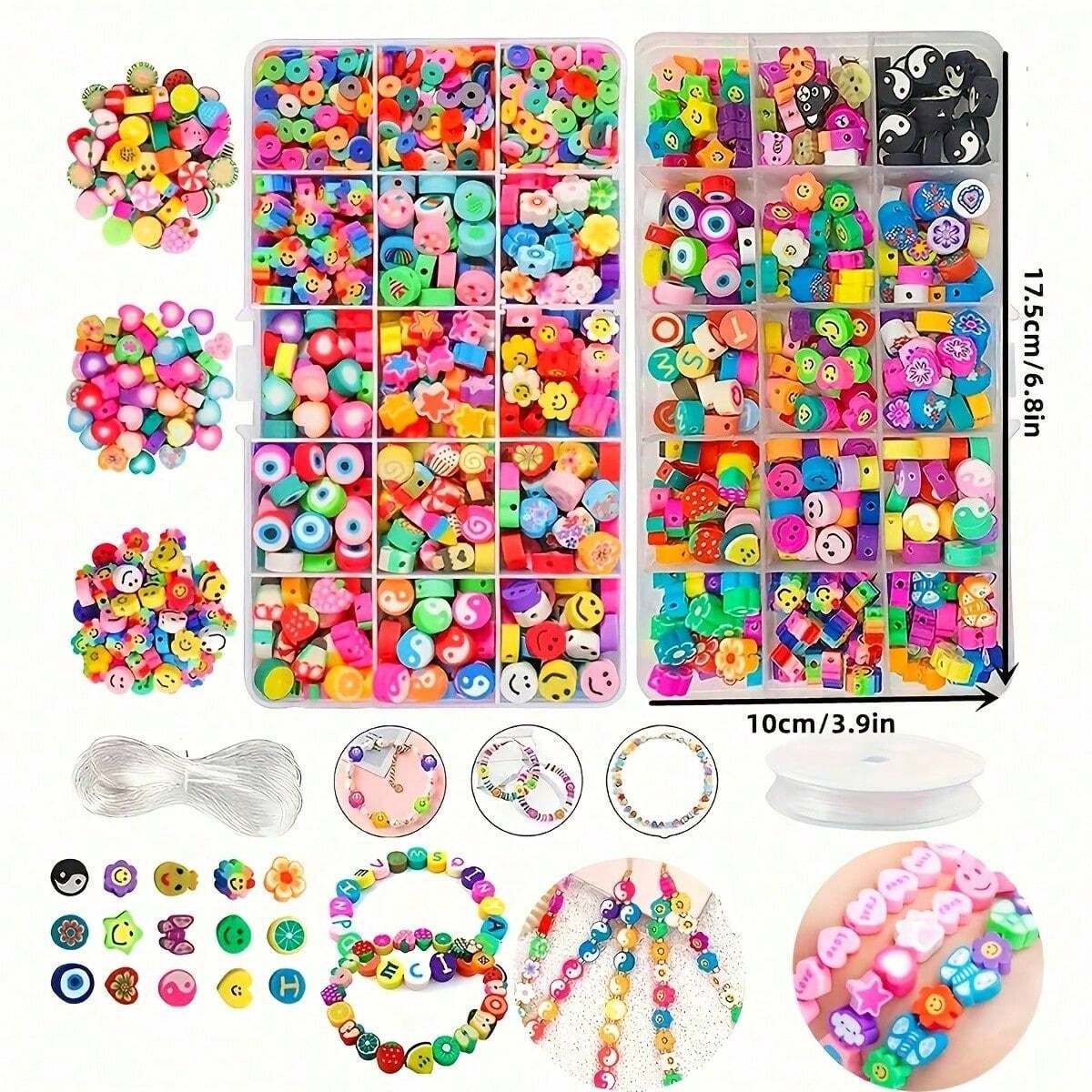 1450/1200/250pcs Polymer Clay  - Bead Organizer Tray ulasan dan harga
