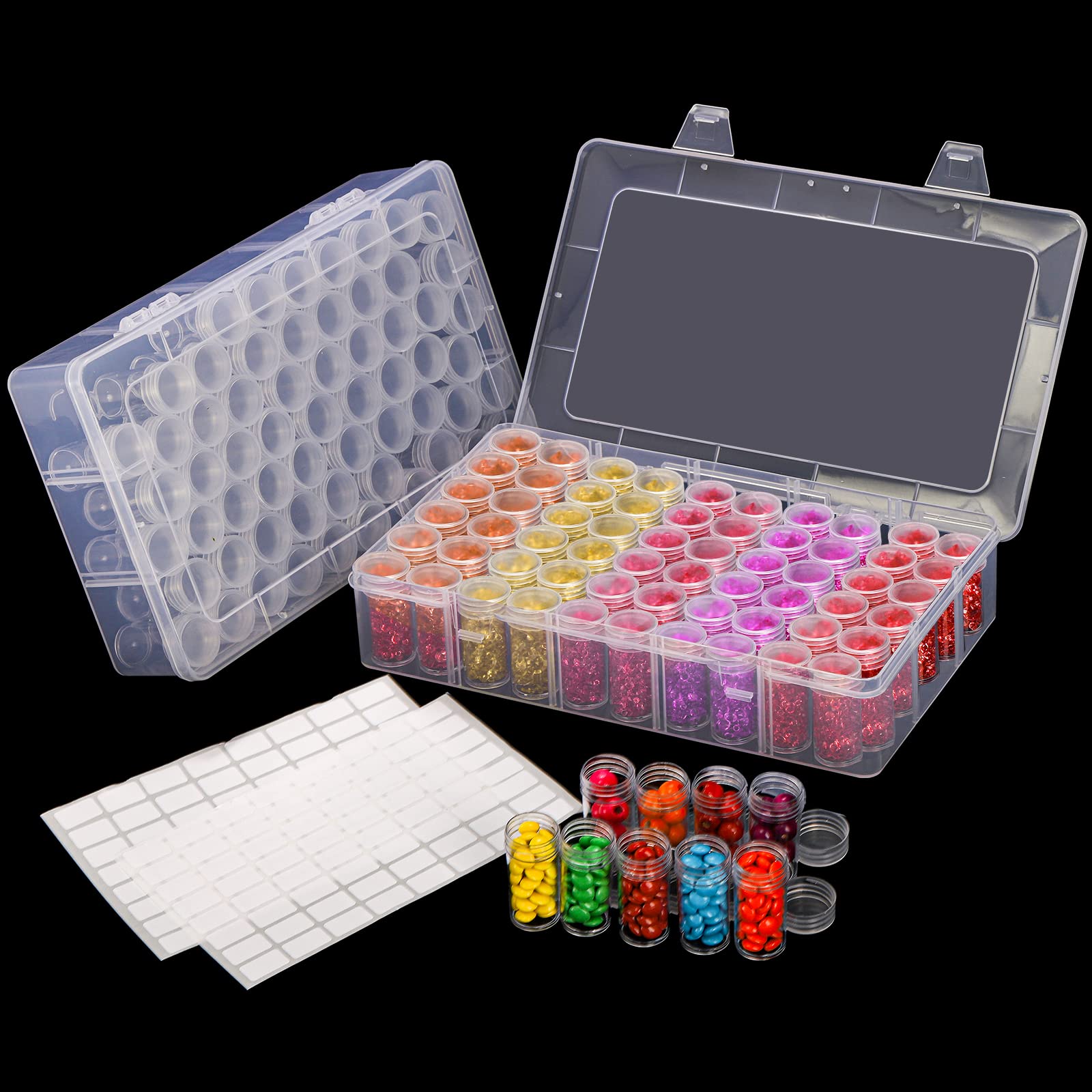 1pc 24/30//38/60 Slots Plastic - Bead Organizer Tray ulasan dan harga