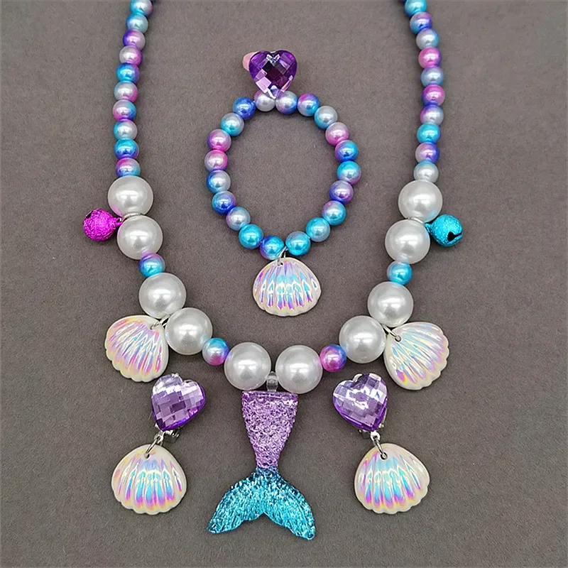 Girl's Mermaid Theme Sequin Ha - Jewelry Making For Kids ulasan dan harga