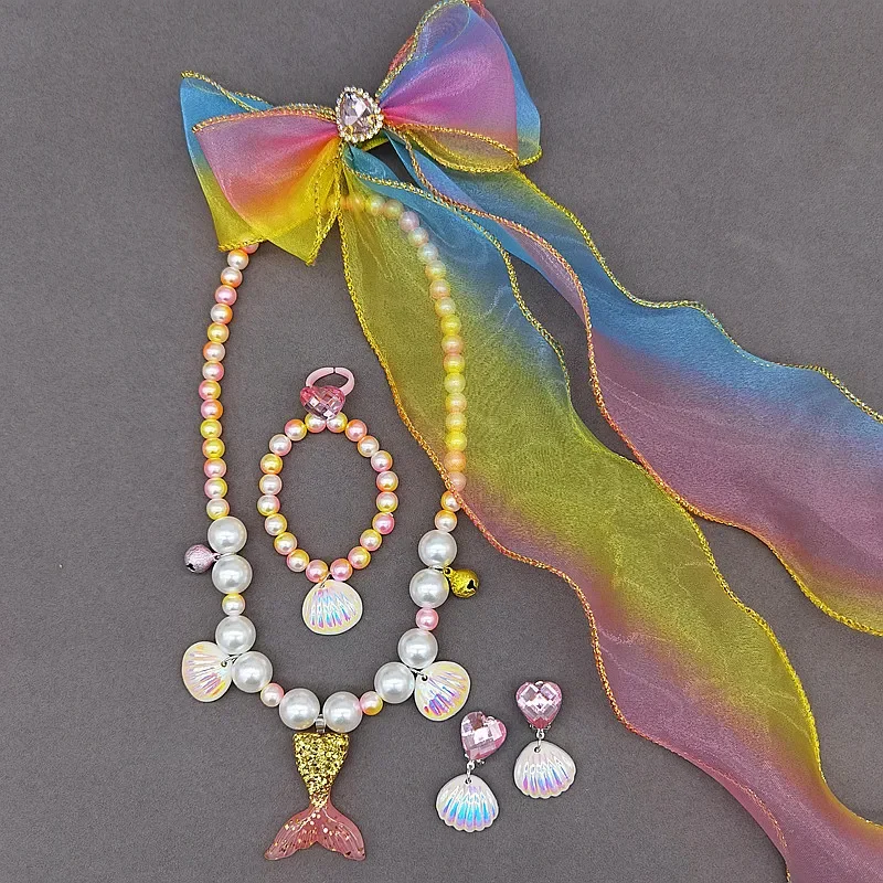 Girl's Mermaid Theme Sequin Ha - Jewelry Making For Kids ulasan dan harga