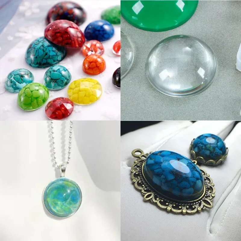 1pcs Silicone Mold Half Ball O - Jewelry Making Tools List ulasan dan harga