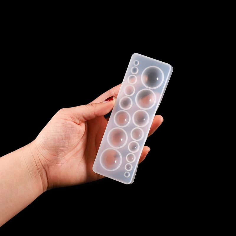 1pcs Silicone Mold Half Ball O - Jewelry Making Tools List ulasan dan harga