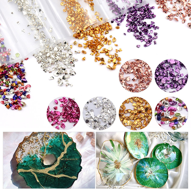 Epoxy Resin Colorful Metallic  - Jewelry Making Tools List ulasan dan harga