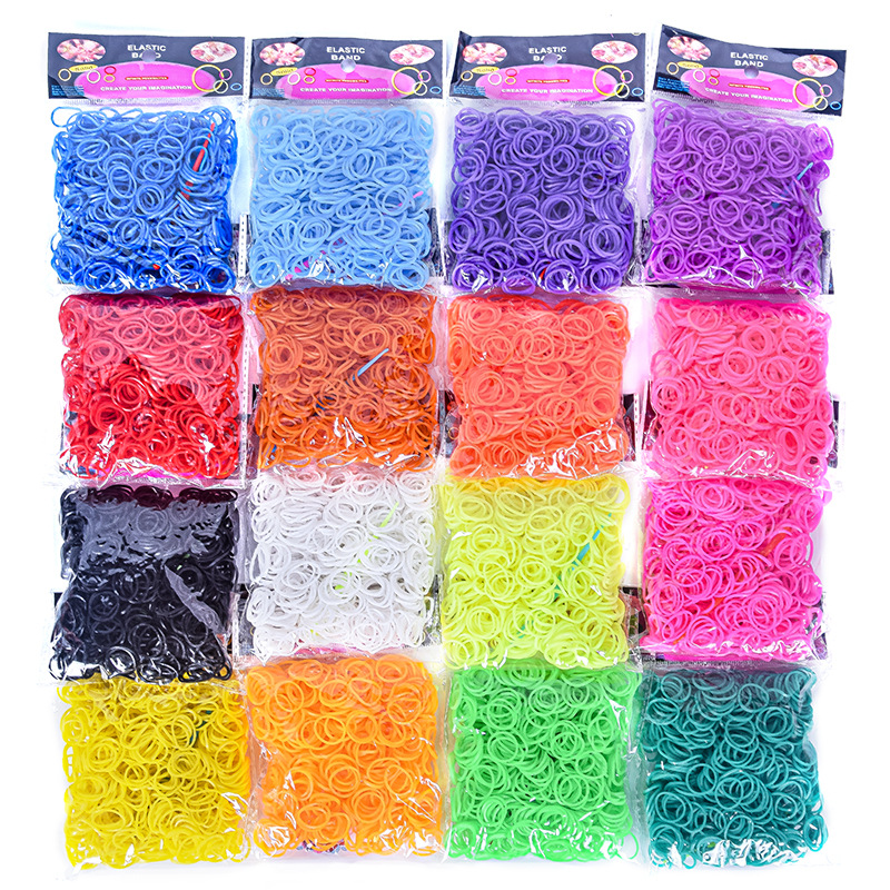 600 pieces Colorful Rubber Ban - Jewelry Making Tools List ulasan dan harga