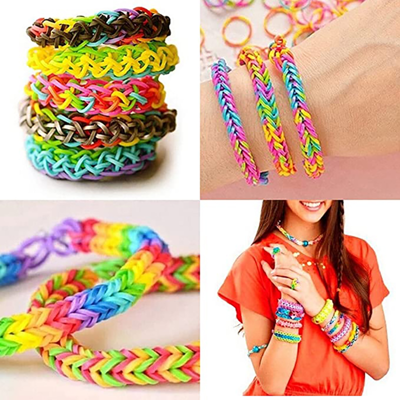 600 pieces Colorful Rubber Ban - Jewelry Making Tools List ulasan dan harga