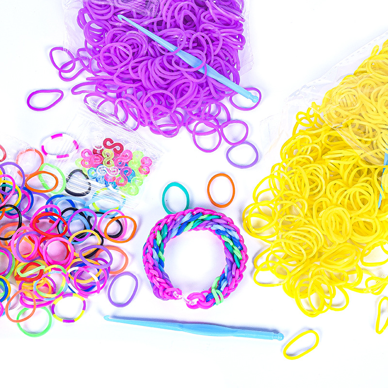 600 pieces Colorful Rubber Ban - Jewelry Making Tools List ulasan dan harga
