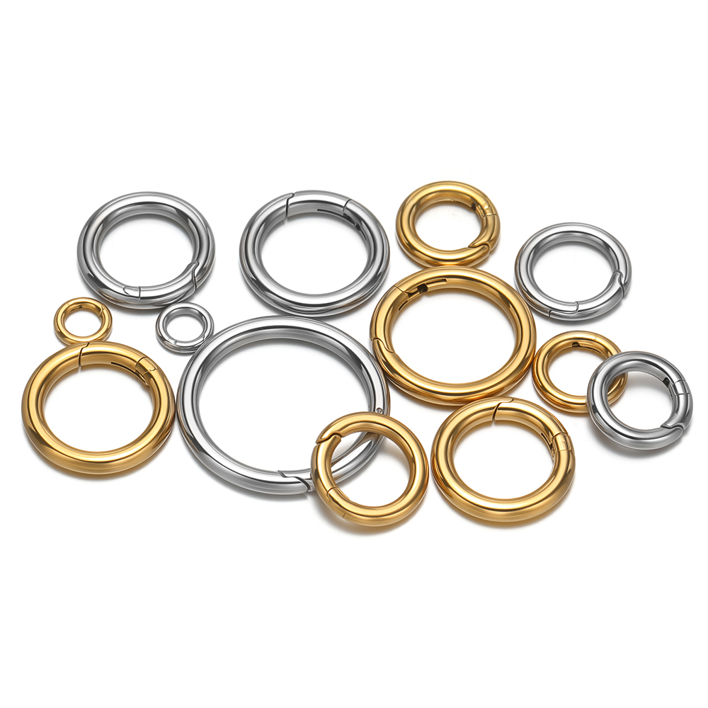 2Pcs/Lot Round Spring Clasps S - Jewelry Making Factory ulasan dan harga