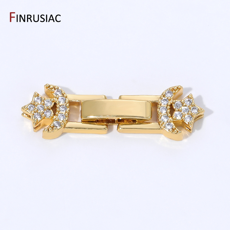18K Gold Plated Brass Pearl Cl - Jewelry Making Essentials ulasan dan harga
