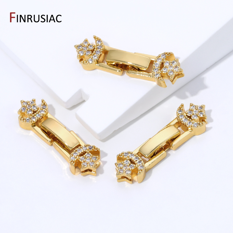 18K Gold Plated Brass Pearl Cl - Jewelry Making Essentials ulasan dan harga