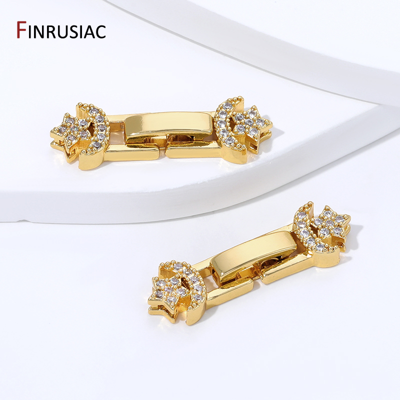 18K Gold Plated Brass Pearl Cl - Jewelry Making Essentials ulasan dan harga