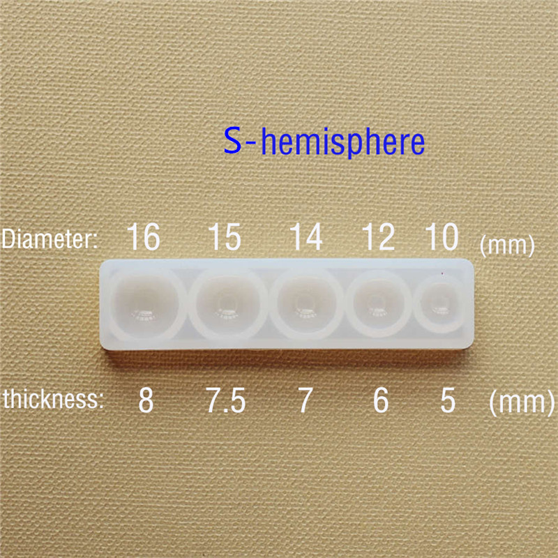 Silicone Mold half ball Oblate - Jewelry Making Tools List ulasan dan harga