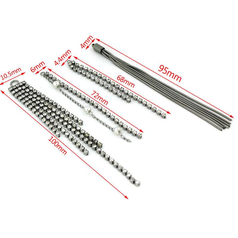 2pcs Stainless Steel Rhineston - Jewelry Making Materials Wholesale ulasan dan harga