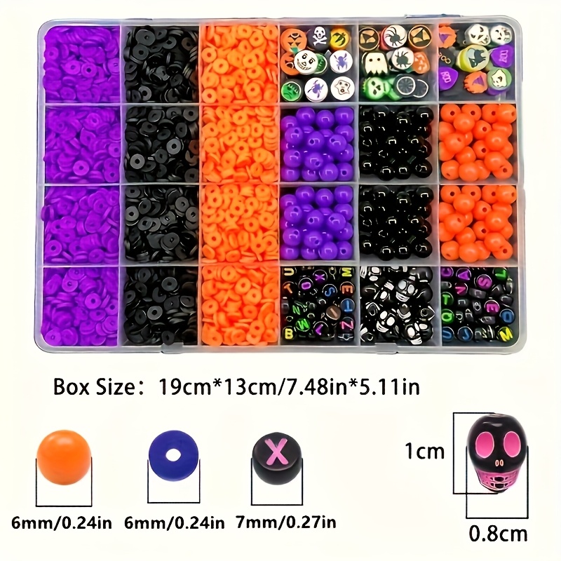2700pcs， Halloween colored rou - Bead Organizer Tray ulasan dan harga