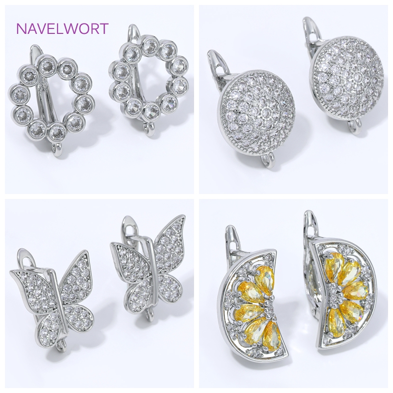 18K Gold Plated Fan Shape Flow - Jewelry Making Essentials ulasan dan harga