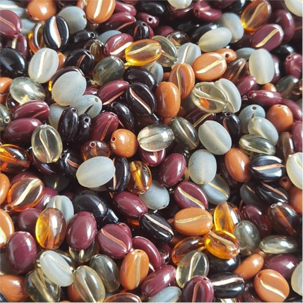 30Pcs/Lot 11x8mm Acrylic Coffe - Jewelry Making Materials Wholesale ulasan dan harga