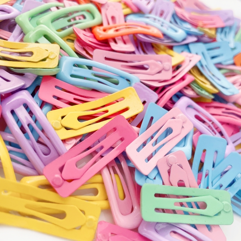 10/30/50pcs 3cm Rectangle Hair - Jewelry Making For Kids ulasan dan harga