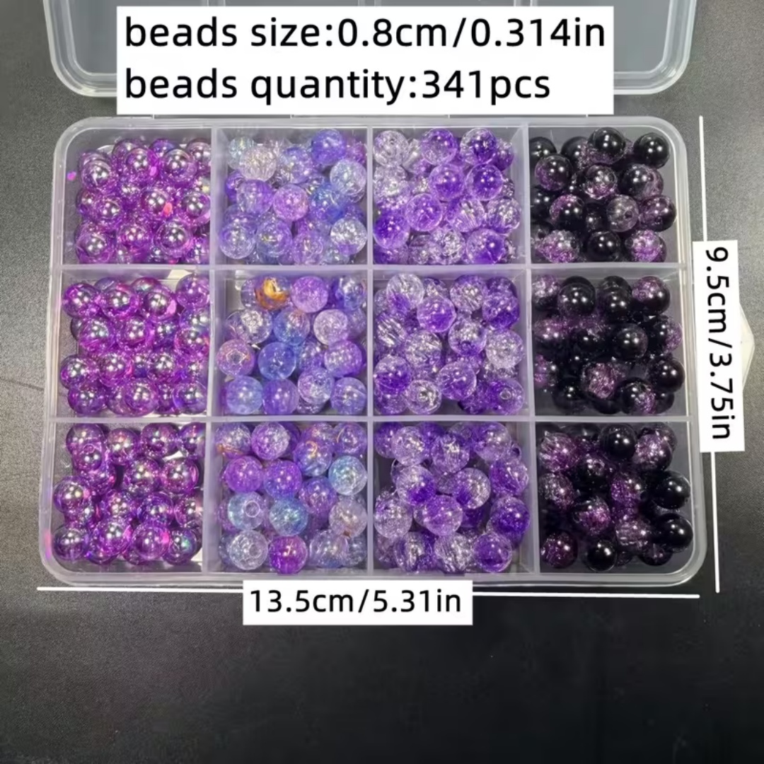 8mm Black Purple Series, Dark  - Bead Organizer Tray ulasan dan harga