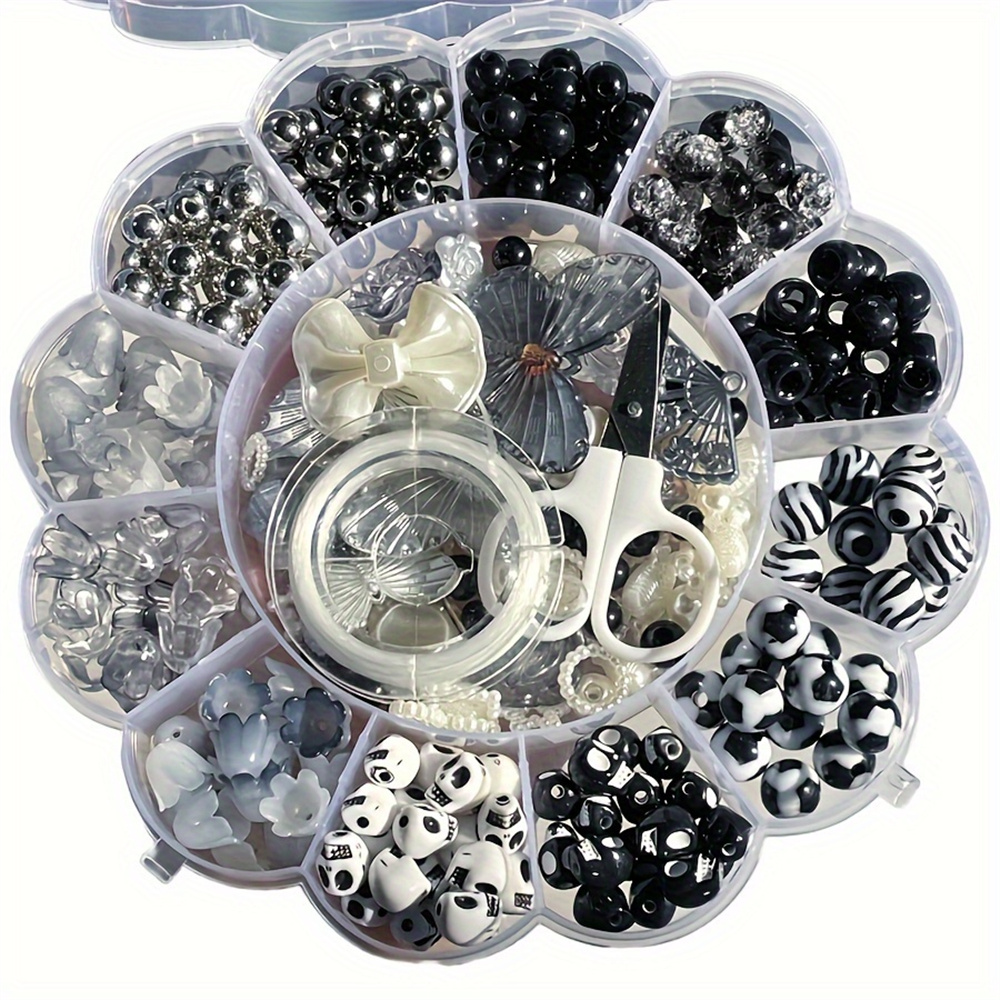 13 grid 120g random flower box - Bead Organizer Tray ulasan dan harga