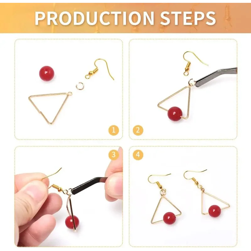 100/500pcs DIY Earring Finding - Jewelry Making Factory ulasan dan harga