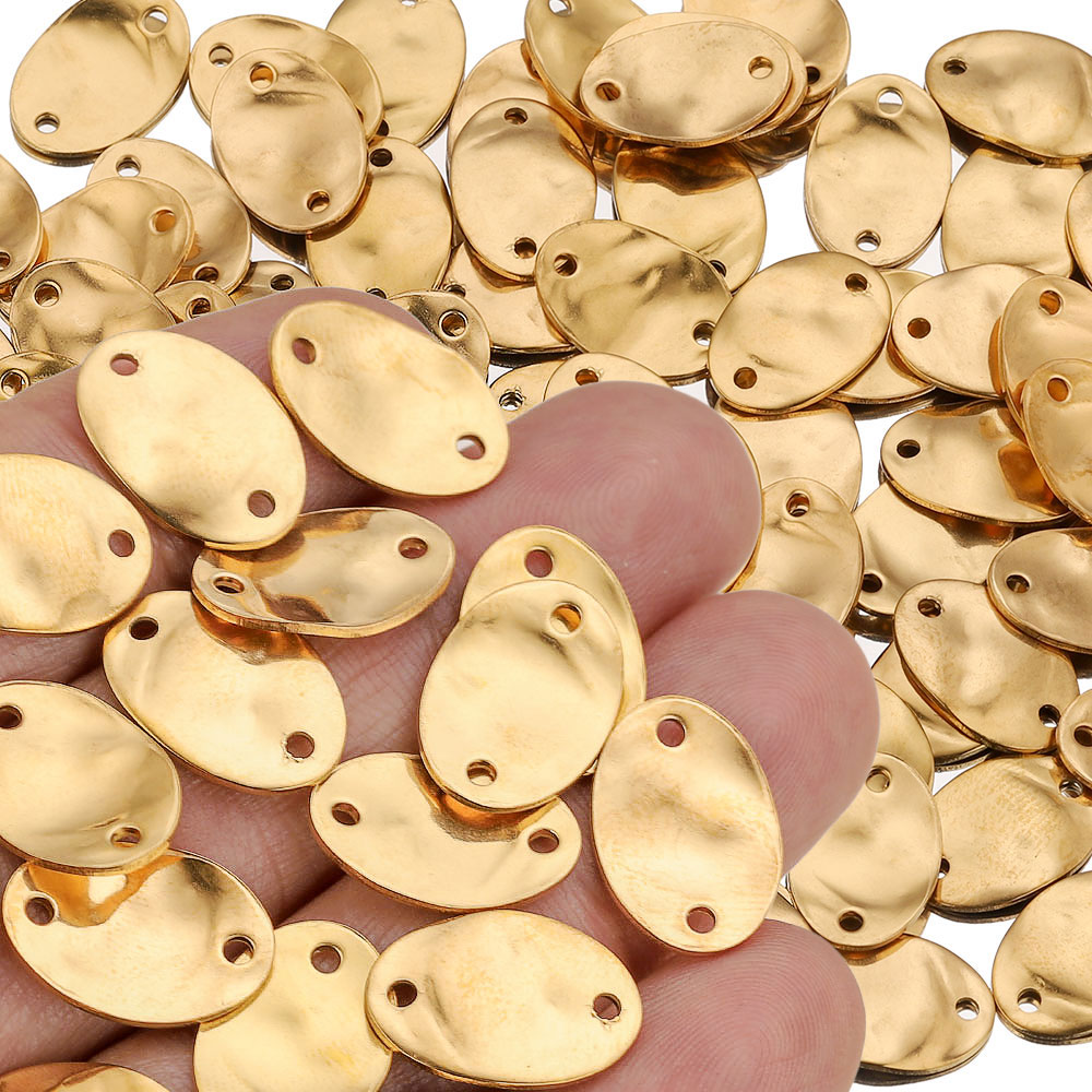 20pcs 15/20/25MM Stainless Ste - Jewelry Making Materials Wholesale ulasan dan harga