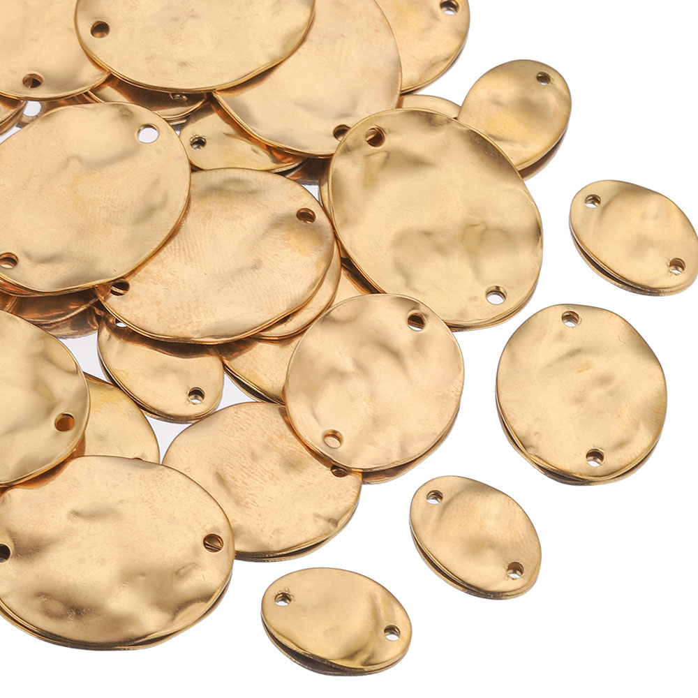 20pcs 15/20/25MM Stainless Ste - Jewelry Making Materials Wholesale ulasan dan harga