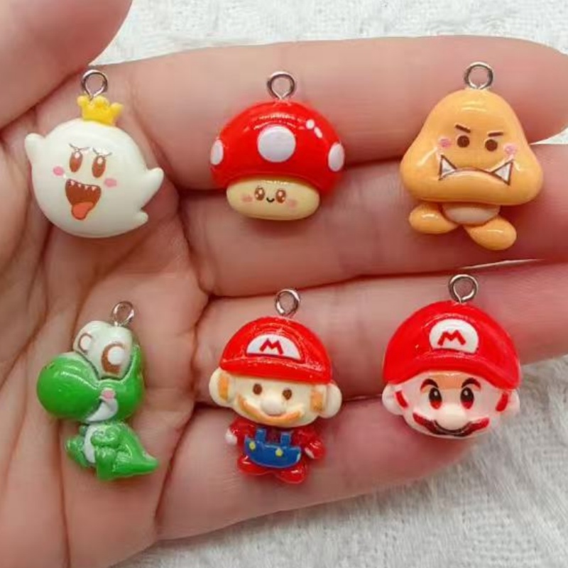 10pcs resin cartoon pendant, D - Jewelry Making Factory ulasan dan harga