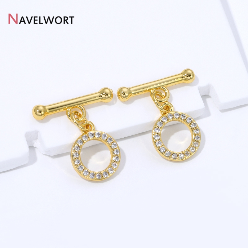 18K Gold Plated Brass Inlaid Z - Jewelry Making Essentials ulasan dan harga