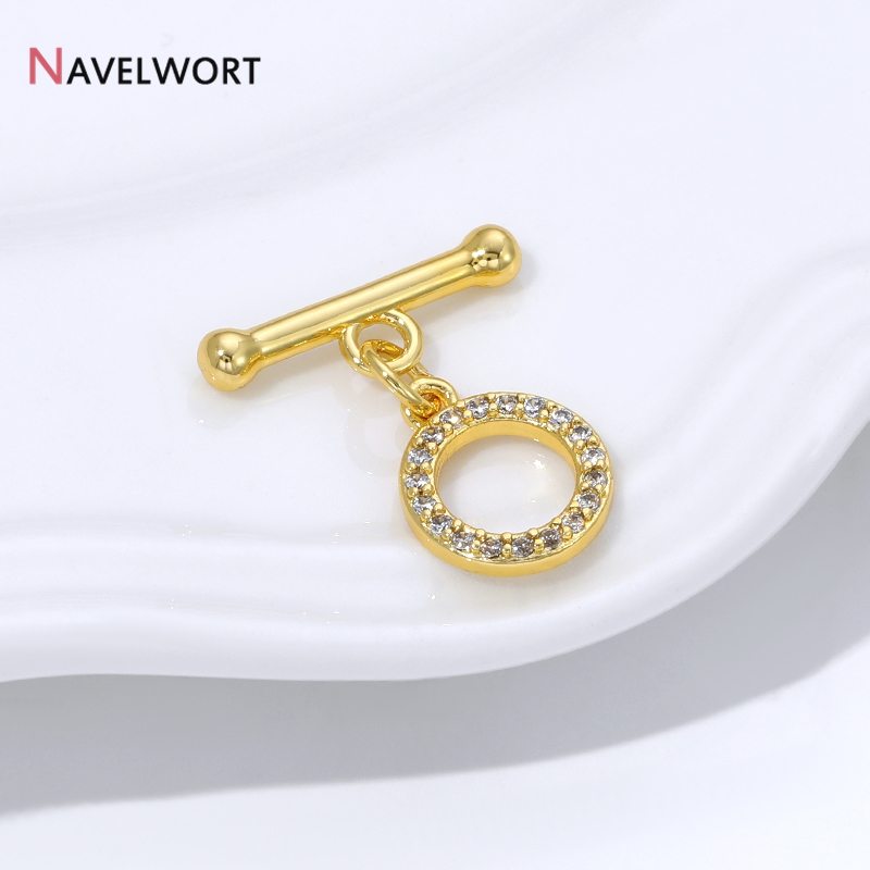 18K Gold Plated Brass Inlaid Z - Jewelry Making Essentials ulasan dan harga