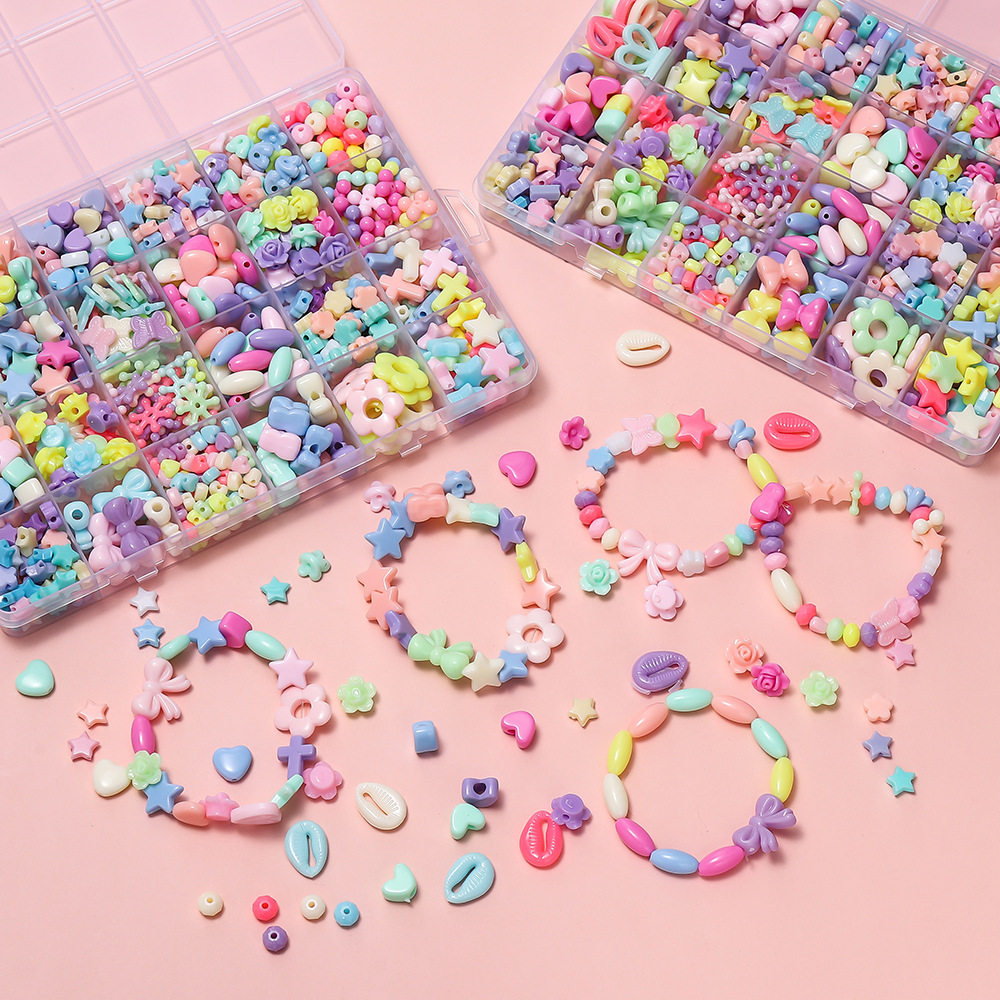 1 Box Colorful Acrylic Pony Be - Bead Organizer Tray ulasan dan harga