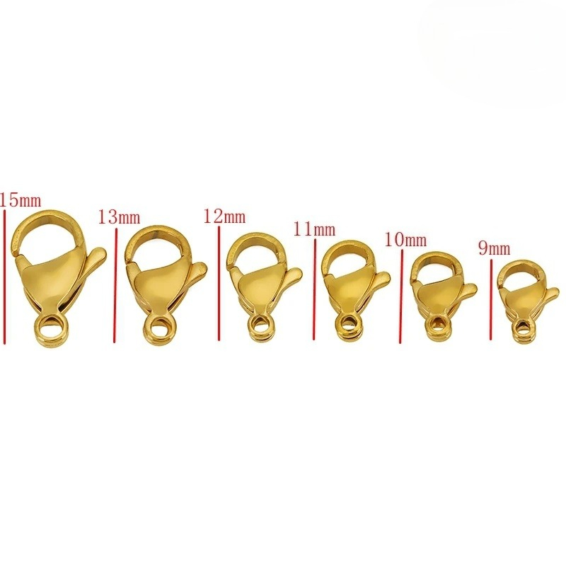 20pcs Stainless Steel Lobster  - Jewelry Making Essentials ulasan dan harga